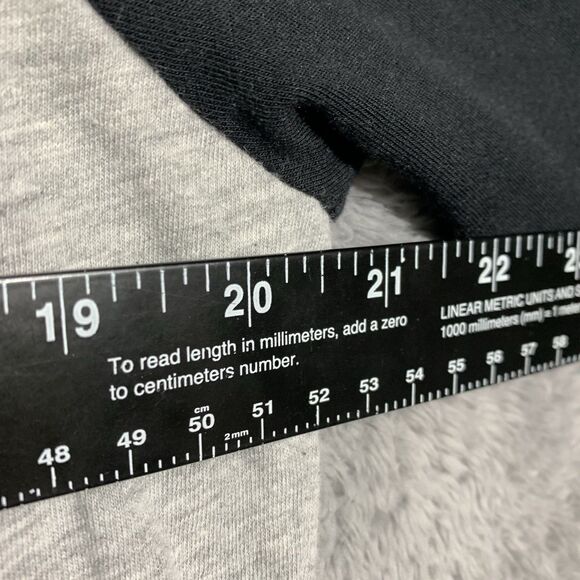 21 Men Notorious BIG Raglan Shirt Mens L Gray Black 3/4 Sleeve 1995 Live Graphic - Picture 4 of 7